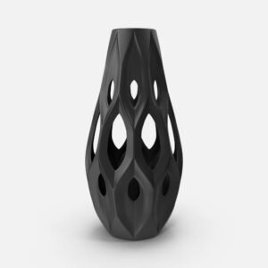 Vase.H03.2k Black Vase