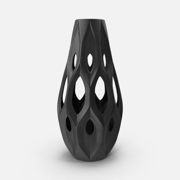 Vase.H03.2k Black Vase